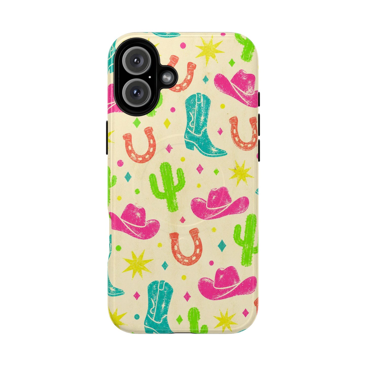 Neon Stamp Magnetic Case