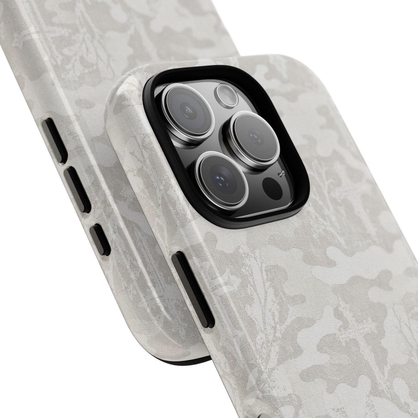 White Camo Cross Tough Case