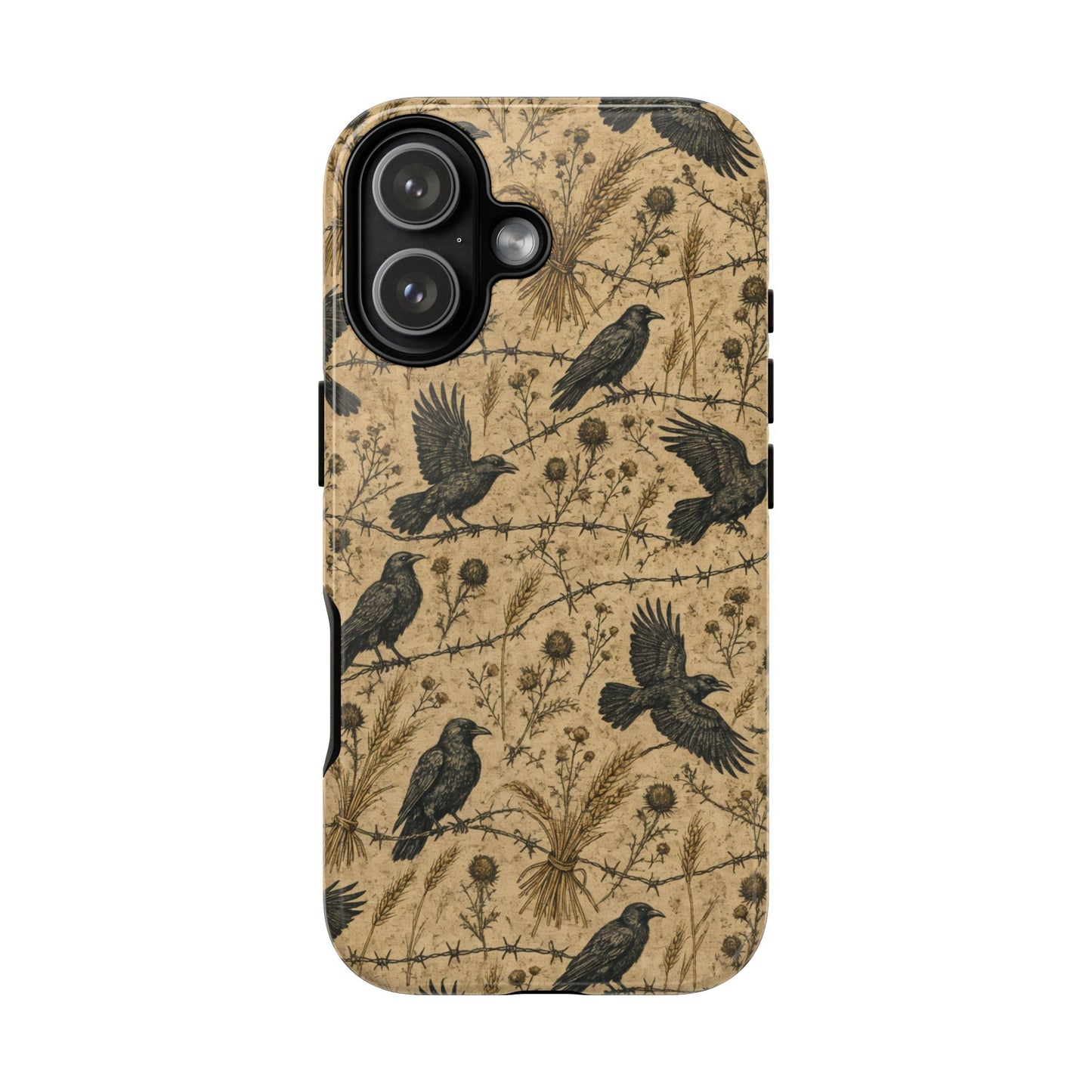 Crow Wheat Barbwire Tough Case