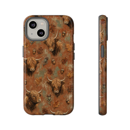 Autumn Highland Cow Tough Case