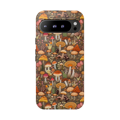 Orange Mushroom Tough Phone Case