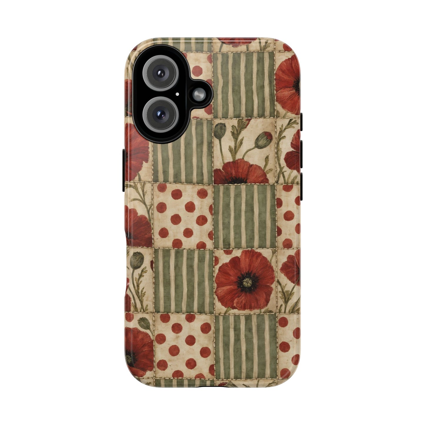 Poppy Patchwork Tough Case