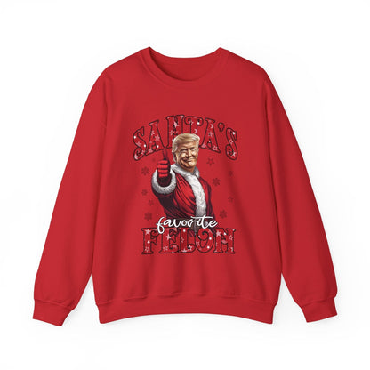 Santa's Favorite Felon Trump 2024 Sweatshirt