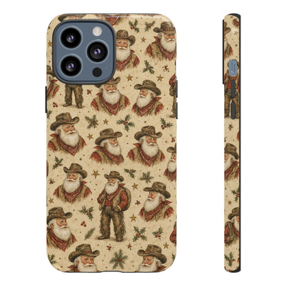 Cowboy Santa Portraits Tough Case