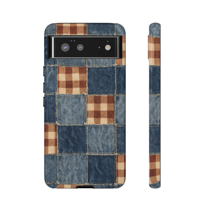 Denim Patchwork Tough Case