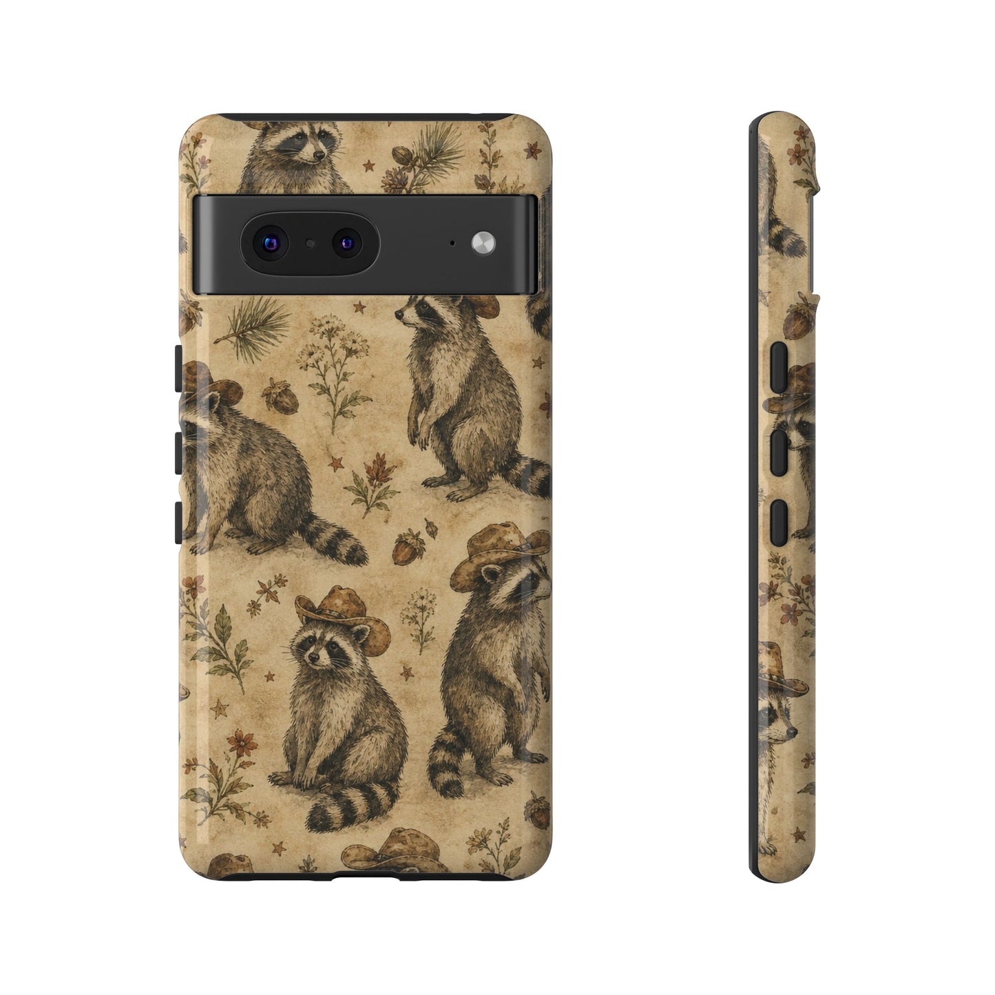 Painted Raccoon Tough Case