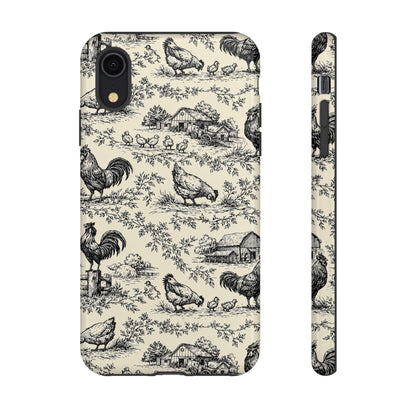 Toile Chickens Tough Case