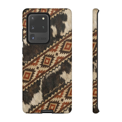 Cowhide Aztec Mama Tough Case