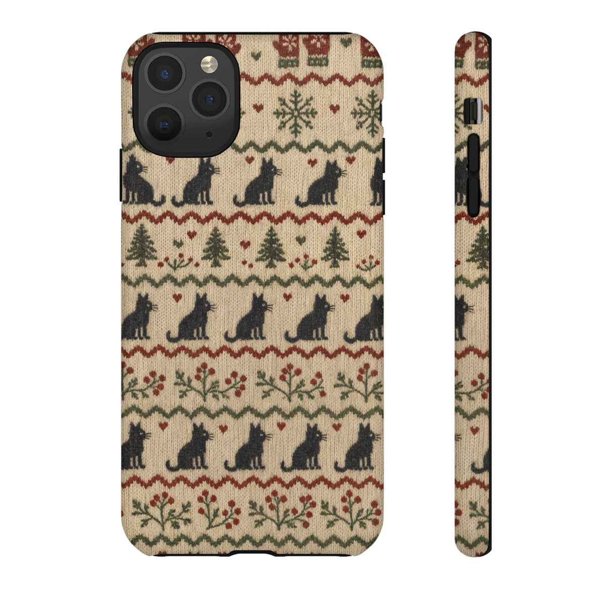 Black Cat Sweater Tough Case