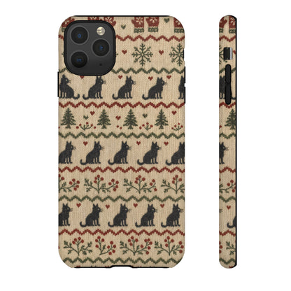 Black Cat Sweater Tough Case