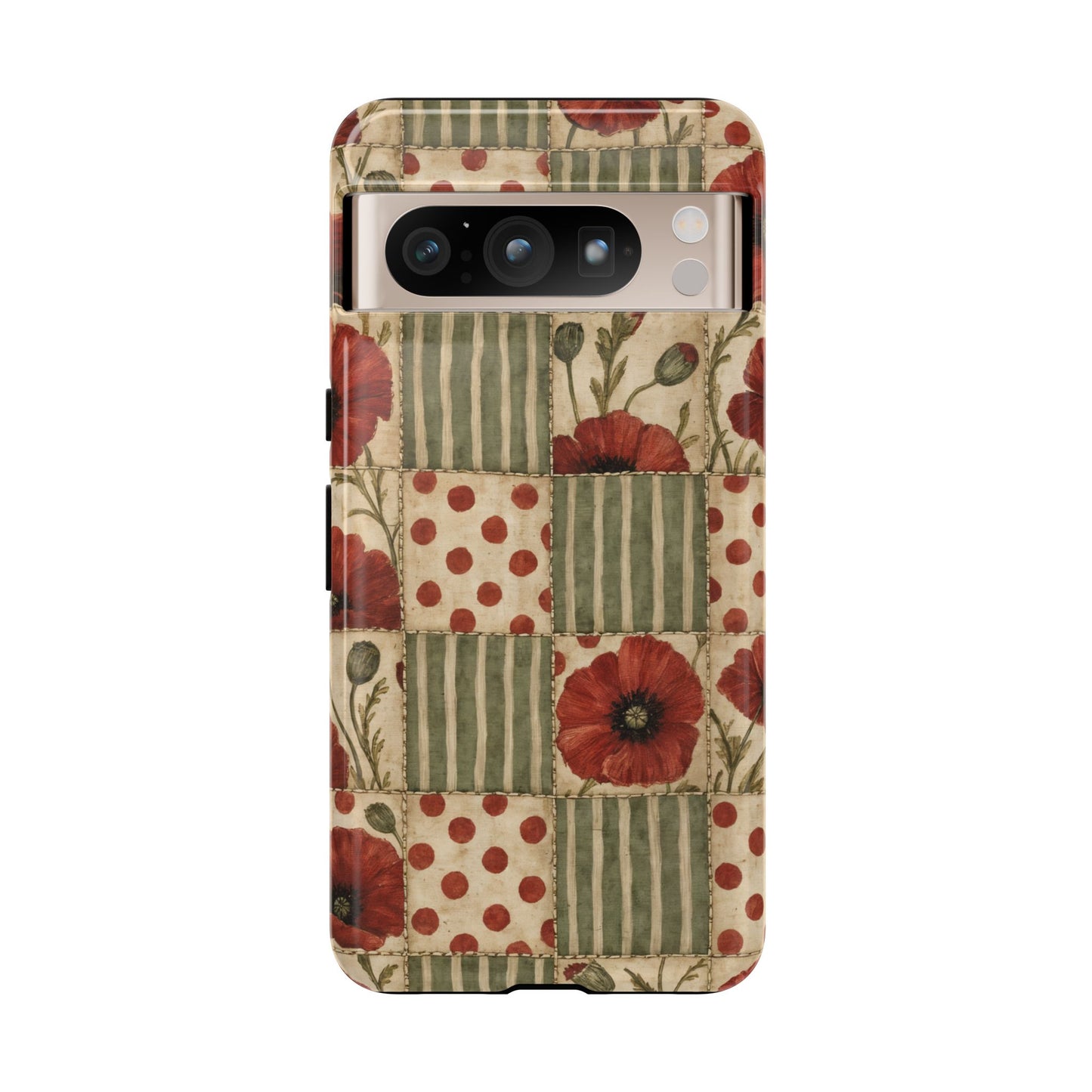 Poppy Patchwork Tough Case