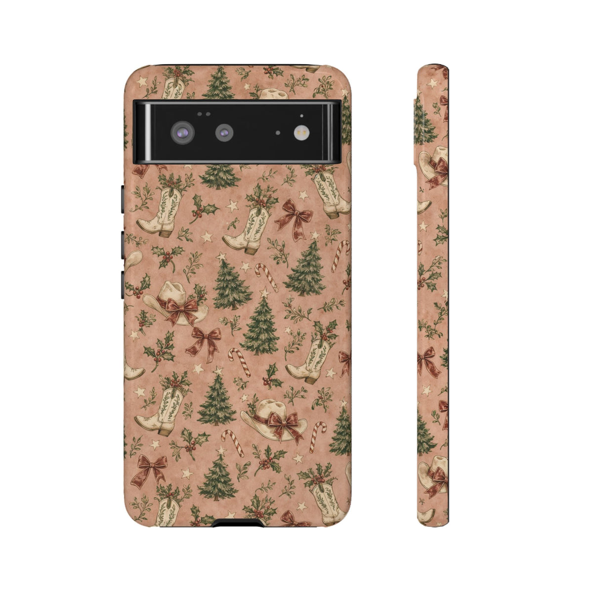Pink Cowgirl Christmas Tough Case