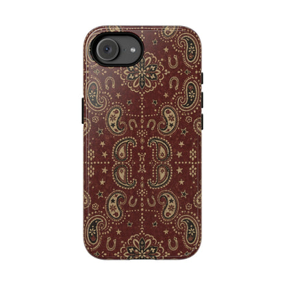Burgundy Bandana Tough Case