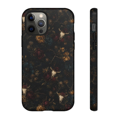 Bull Skull Bloom Tough Case