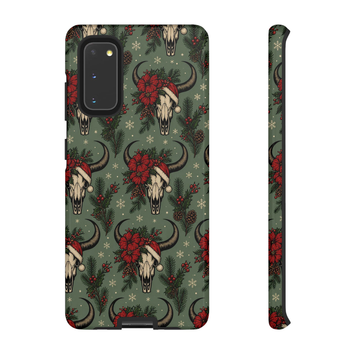 Santa Bull Skulls Tough Case
