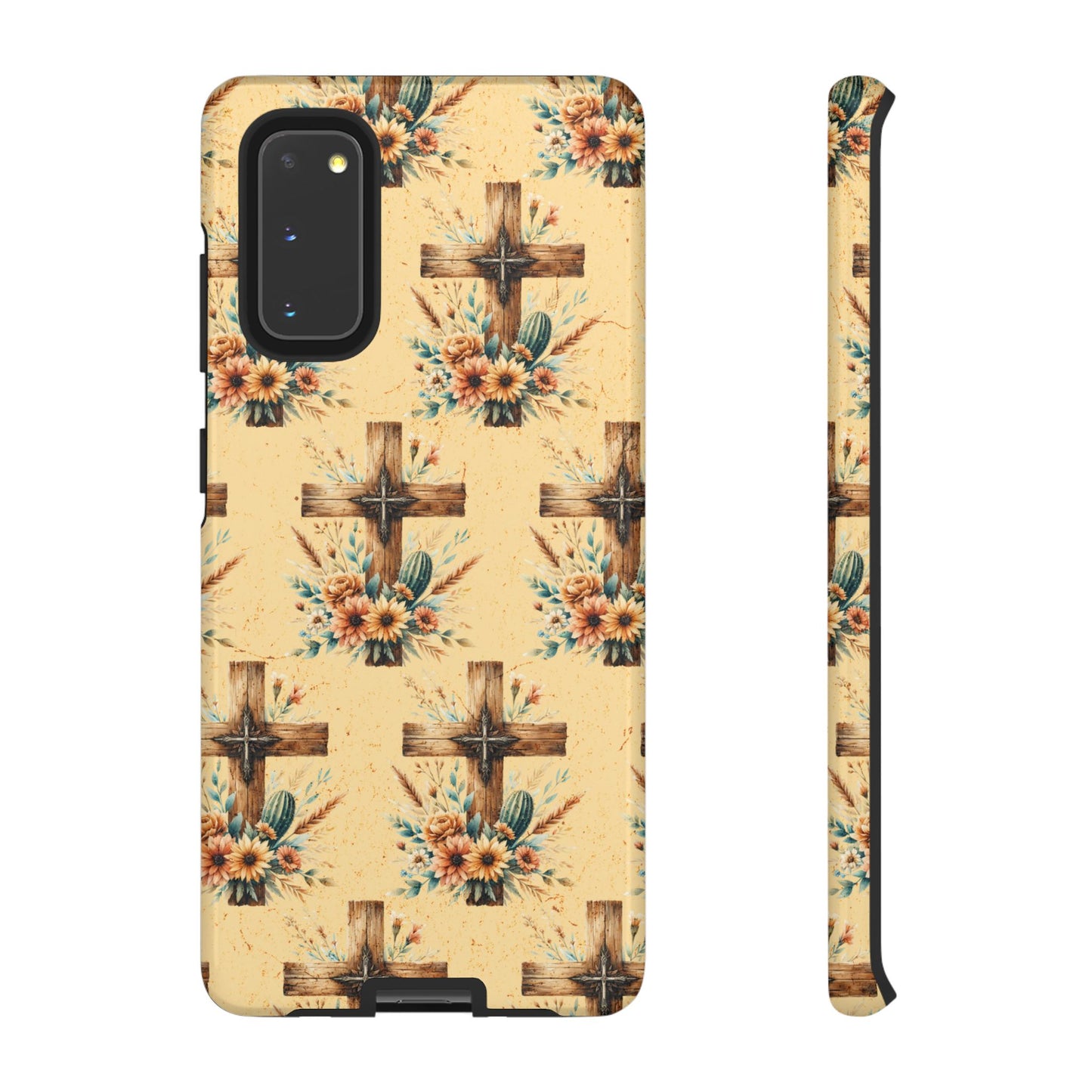 Floral Crosses Tough Case
