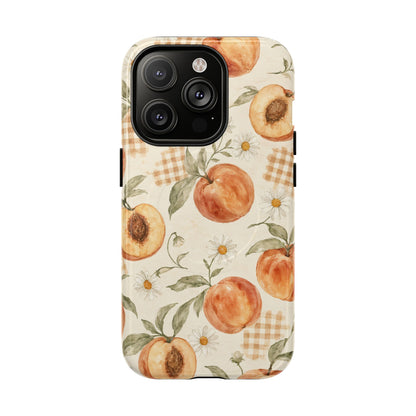 Peachy Gingham Magnetic Case