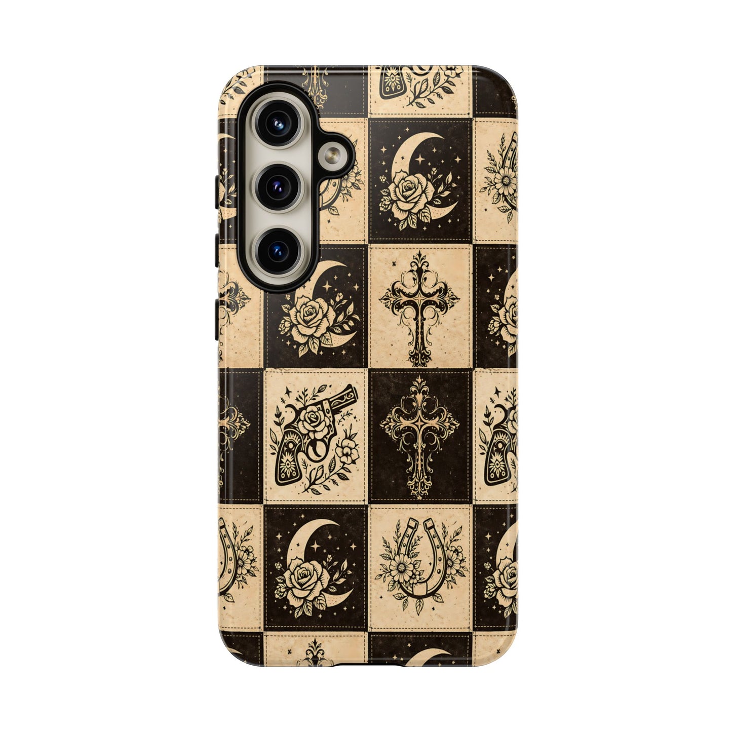 Western Patchwork Icons Tough Case