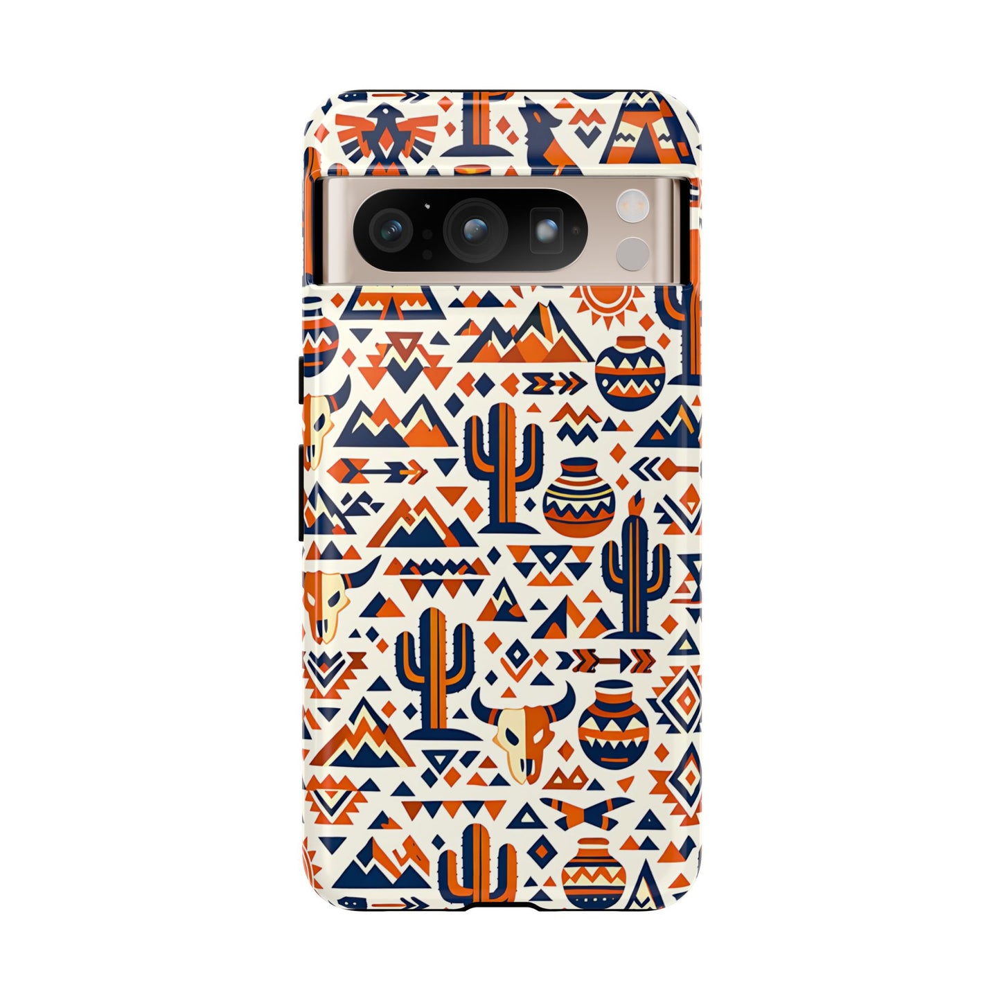 Southwest Tribal Orange Tough Case