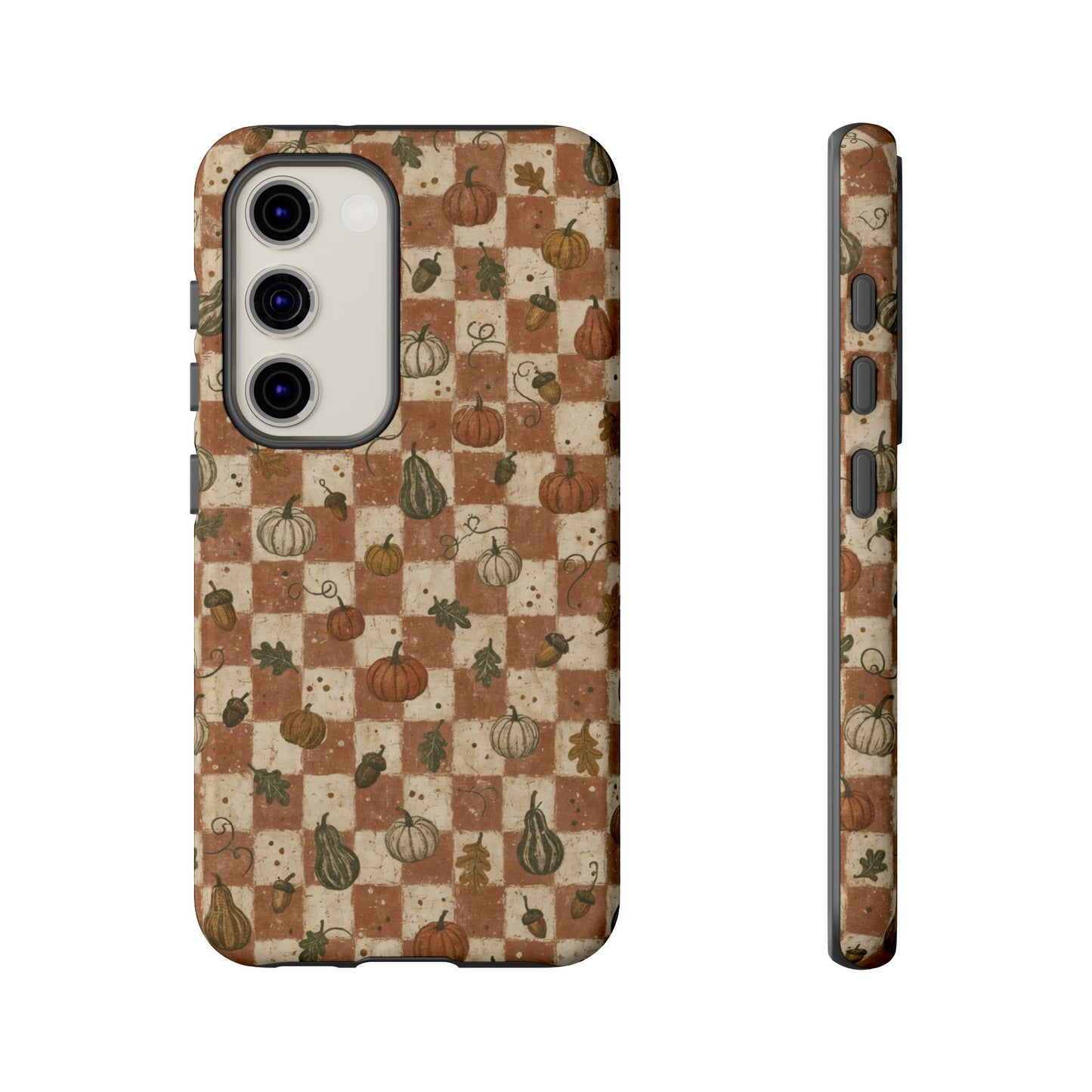 Pumpkin Checker Tough Case