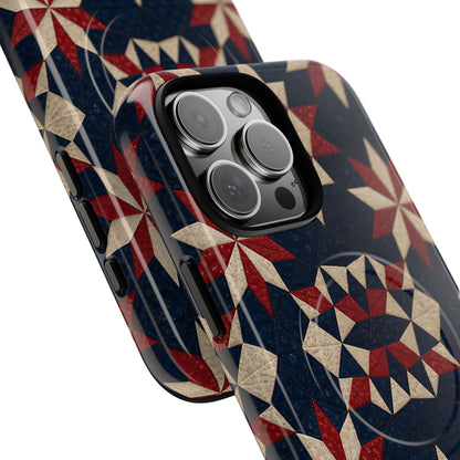 Patriotic Quilt Magnetic Case