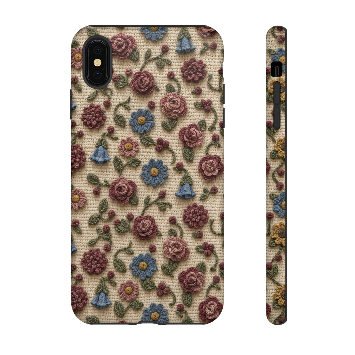 Crochet Flower Garden Tough Case