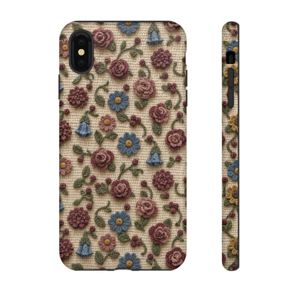 Crochet Flower Garden Tough Case