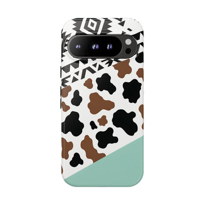 Mint Aztec Cowhide Tough Case
