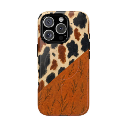 Harvest Cowhide Swaths Magnetic Case