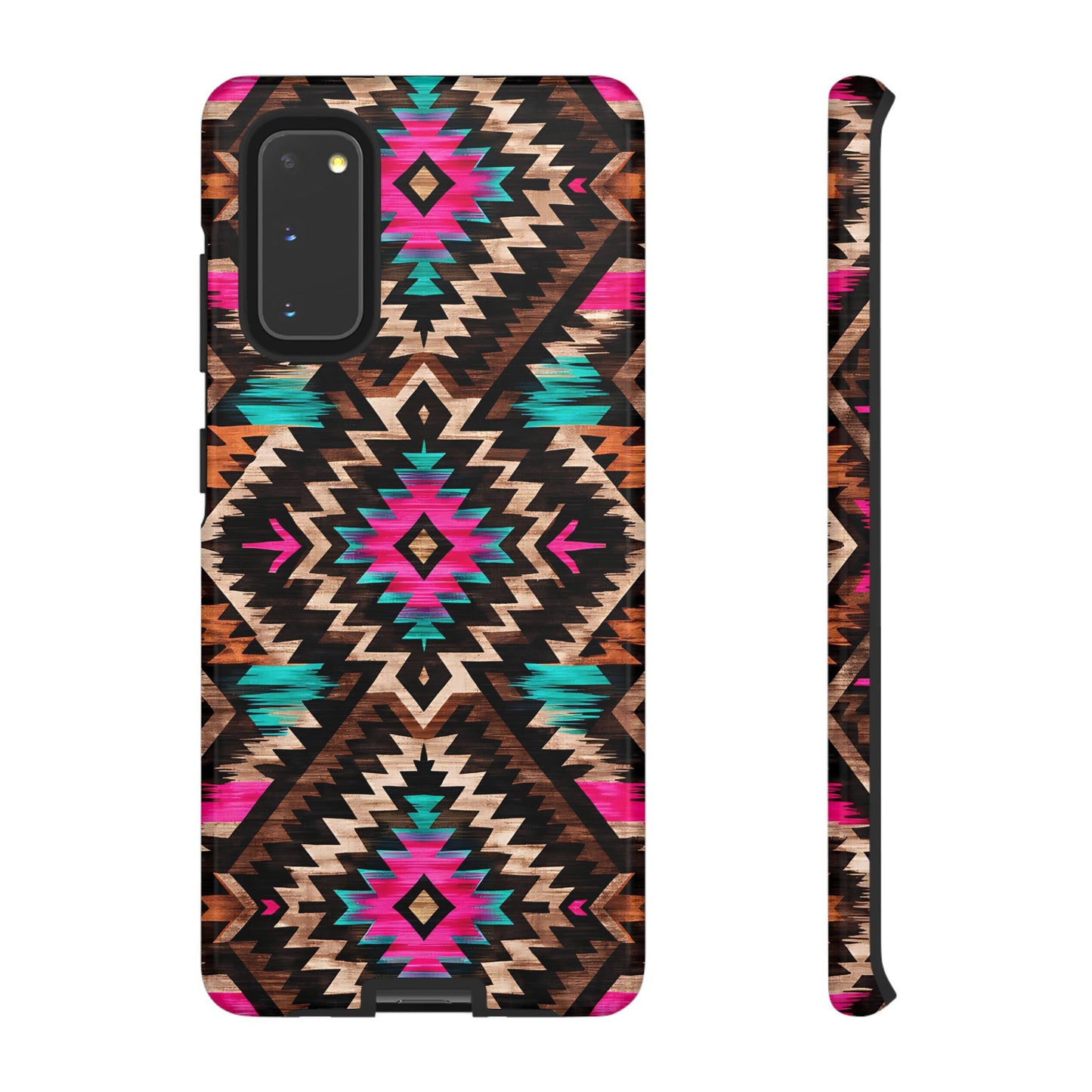 Neon Aztec Rug Tough Case