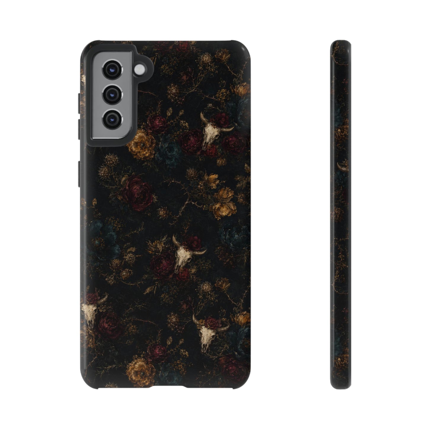 Bull Skull Bloom Tough Case