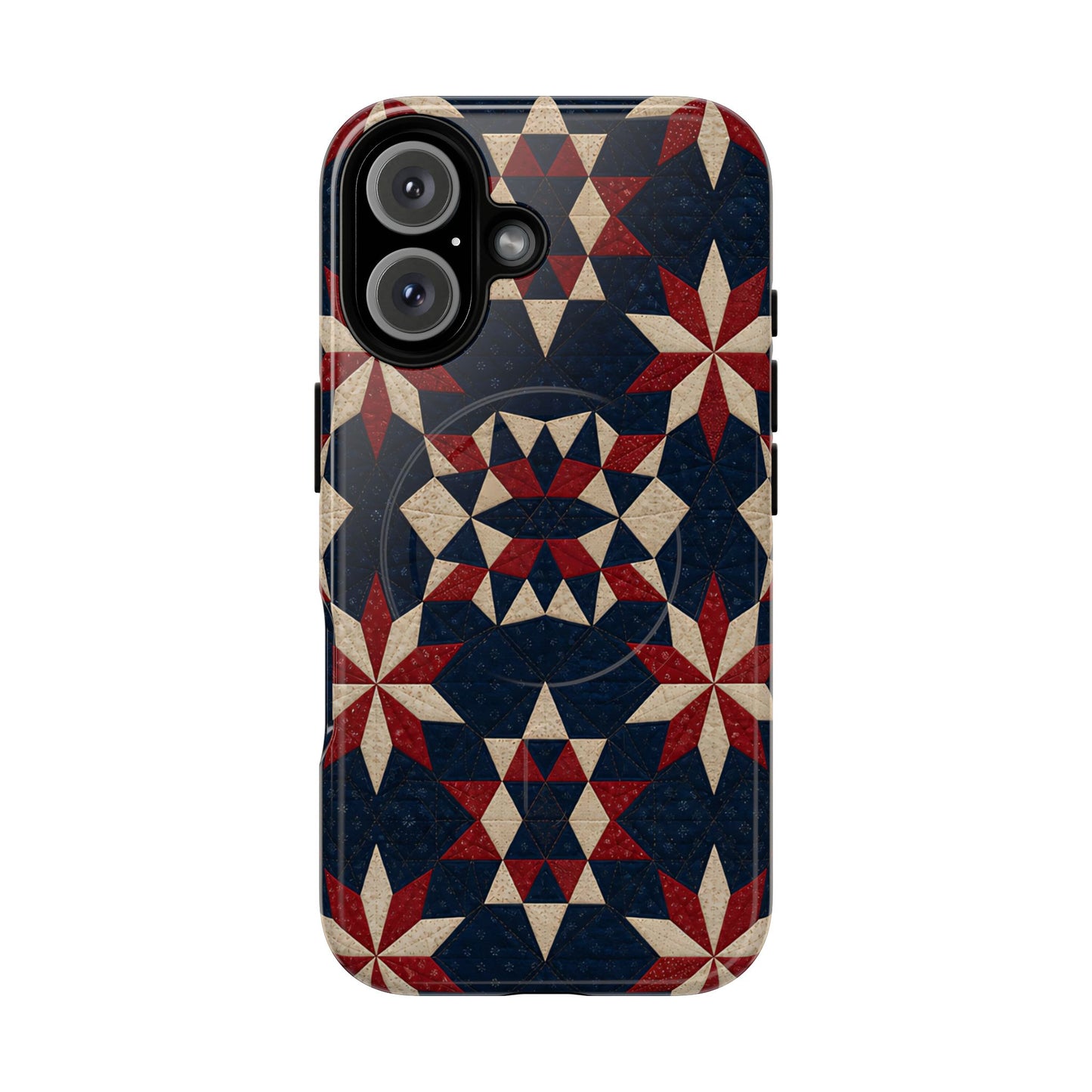 Patriotic Quilt Magnetic Case