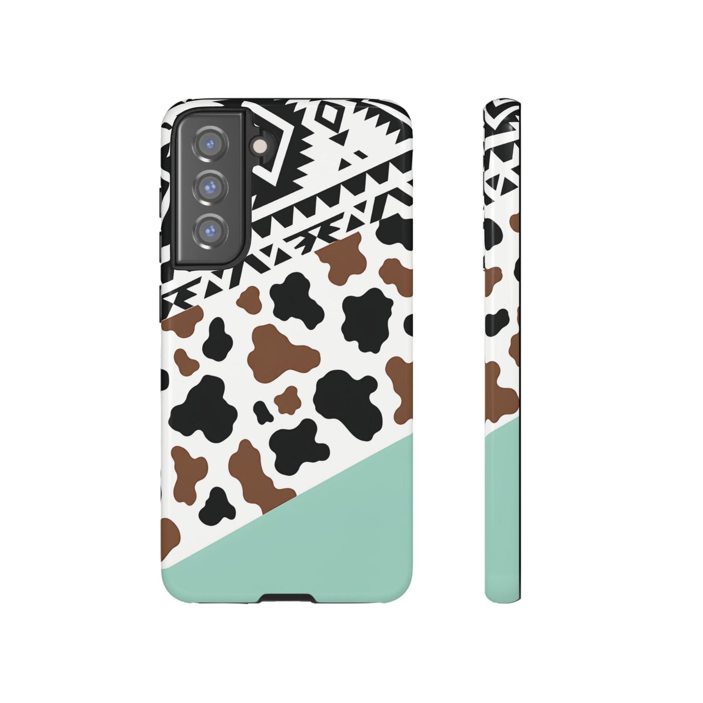 Mint Aztec Cowhide Tough Case