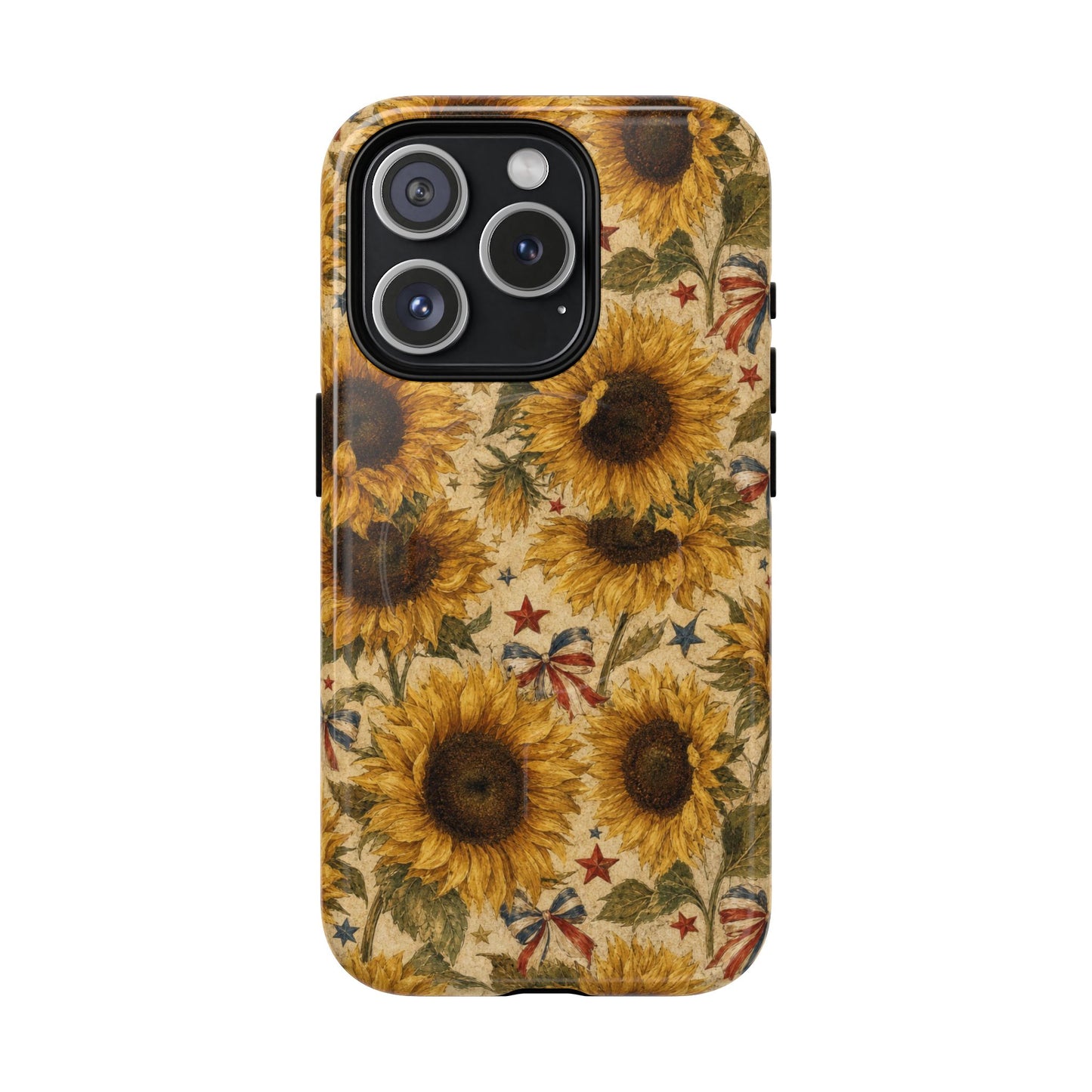 Patriotic Sunflowers Magnetic Case