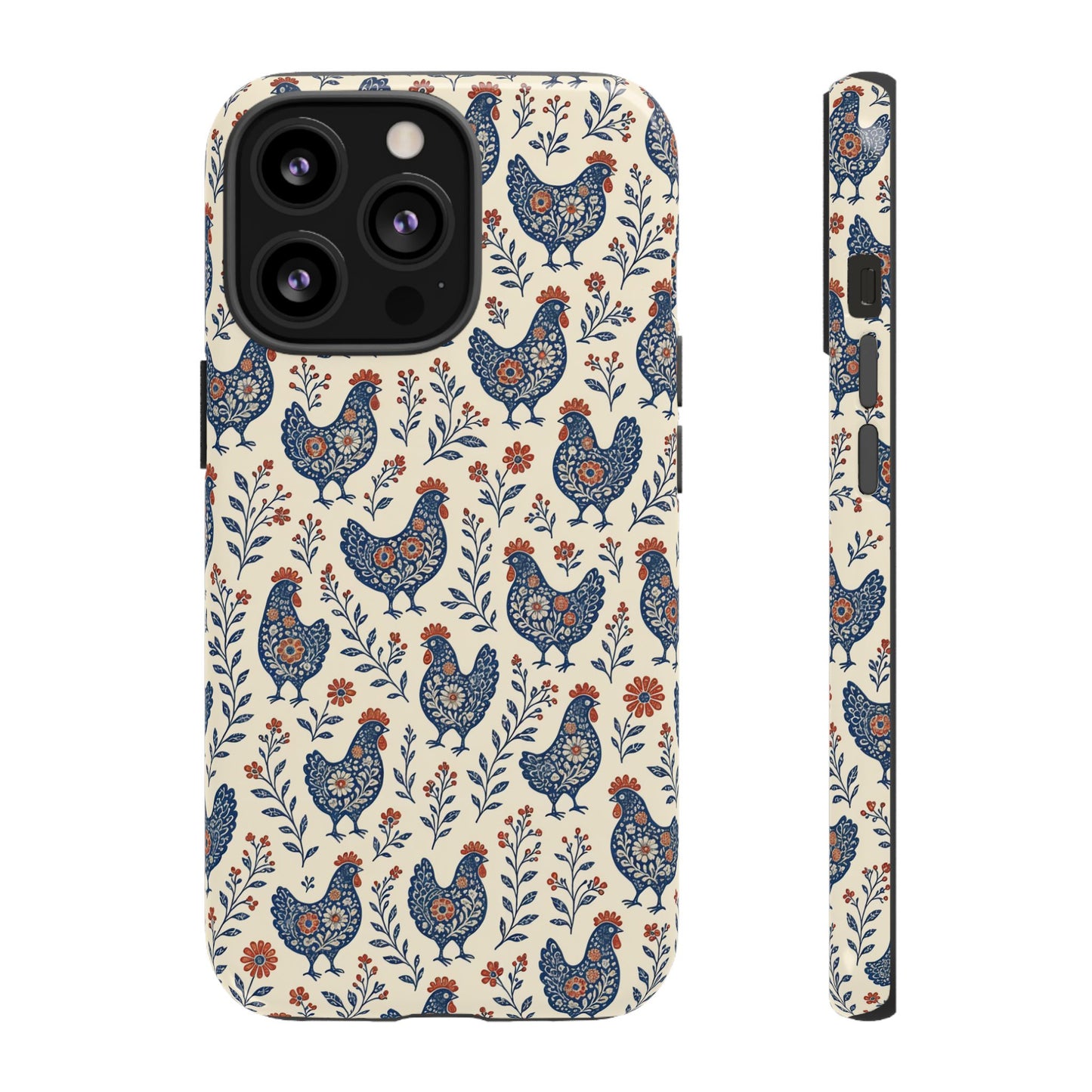 Folk Hens Tough Case