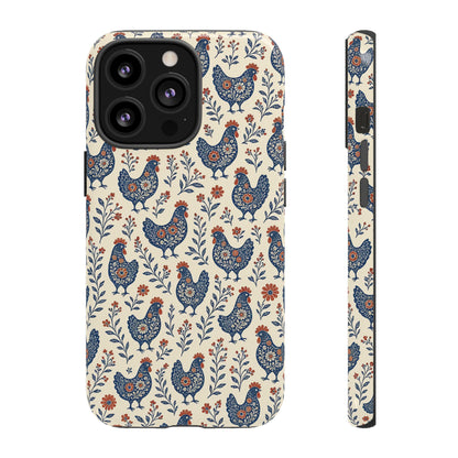 Folk Hens Tough Case