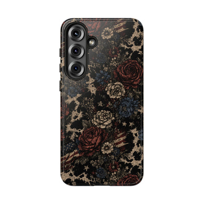 USA Cowhide Bloom Tough Case
