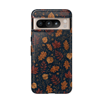 Navy Oak Leaf Tough Case