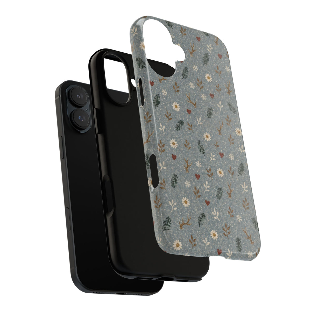 Antler Daisies Snow Tough Case