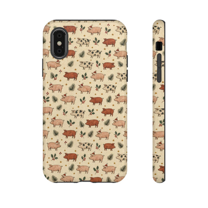 Santa Pigs Tough Case