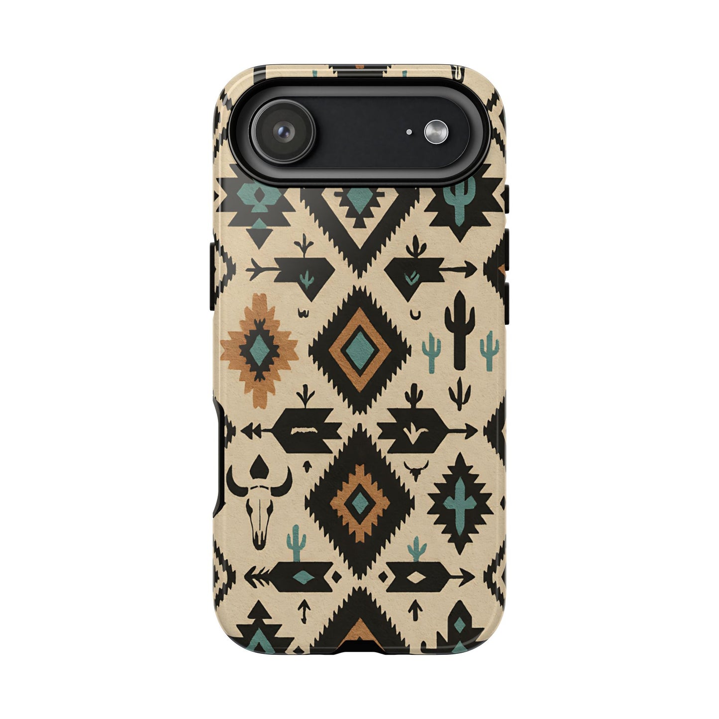 Ivory Western Aztec Tough Phone Case