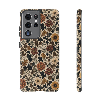 Autumn Cowhide Bloom Tough Case