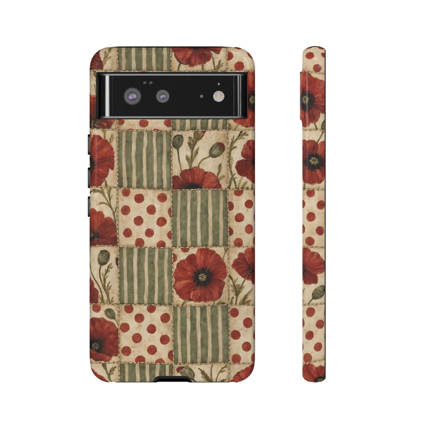 Poppy Patchwork Tough Case