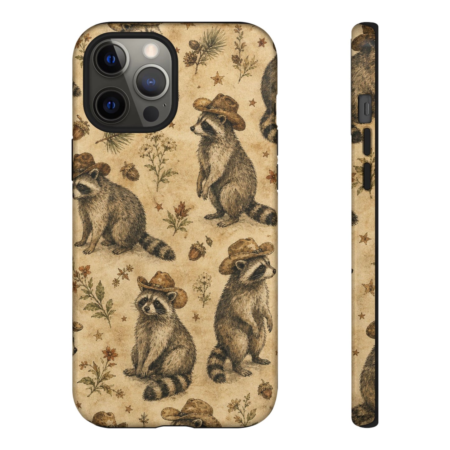 Painted Raccoon Tough Case
