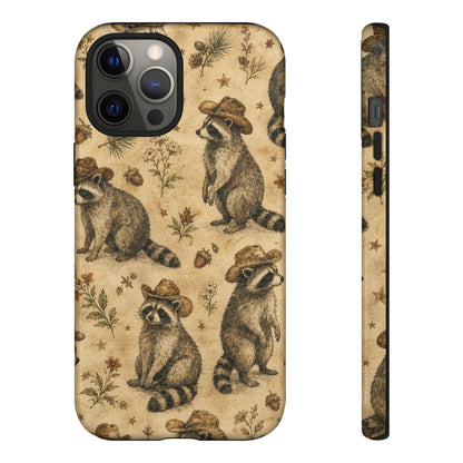 Painted Raccoon Tough Case