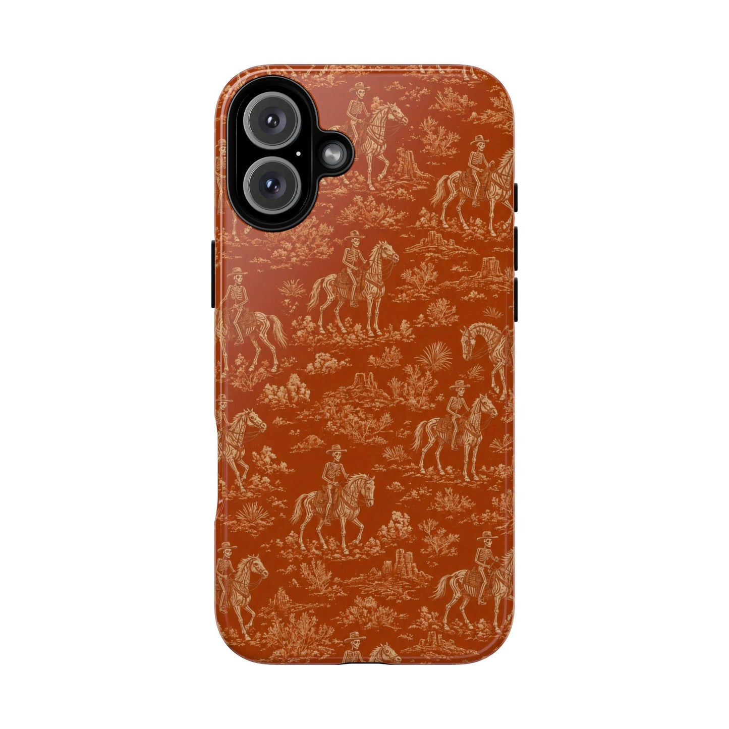 Cowboy Skeleton Toile Tough Case