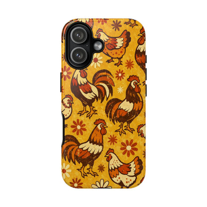 Retro Chickens Tough Case