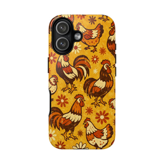 Retro Chickens Tough Case