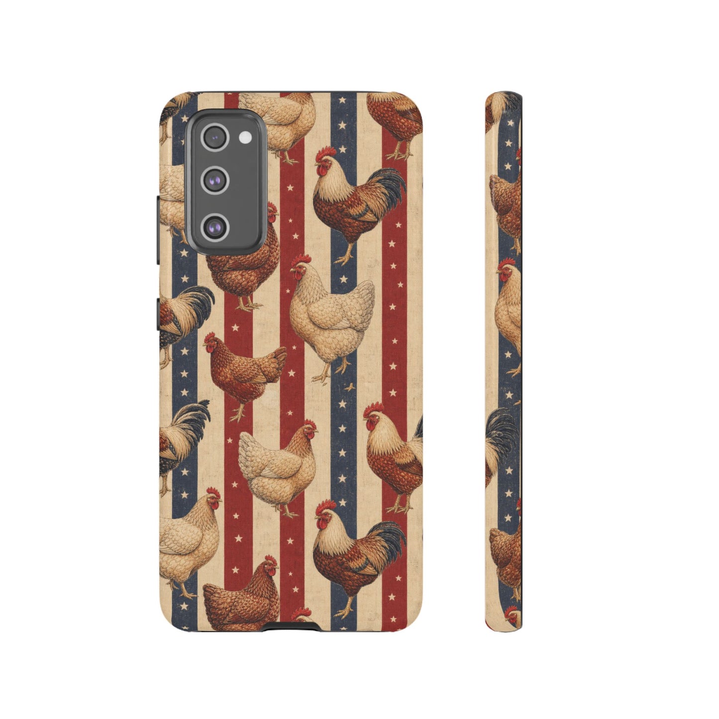Chickens and Stripes Tough Case