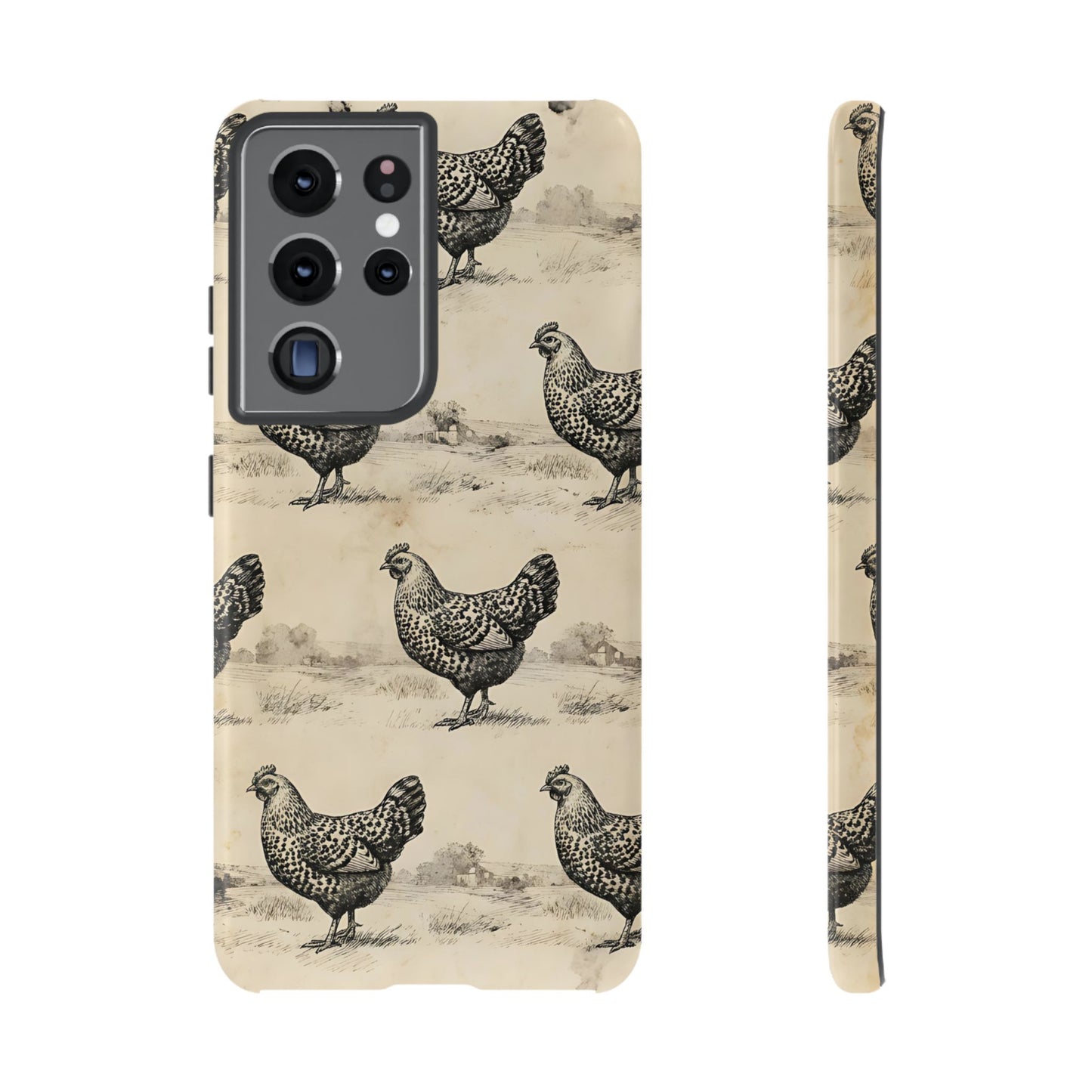 Vintage Chickens Tough Case
